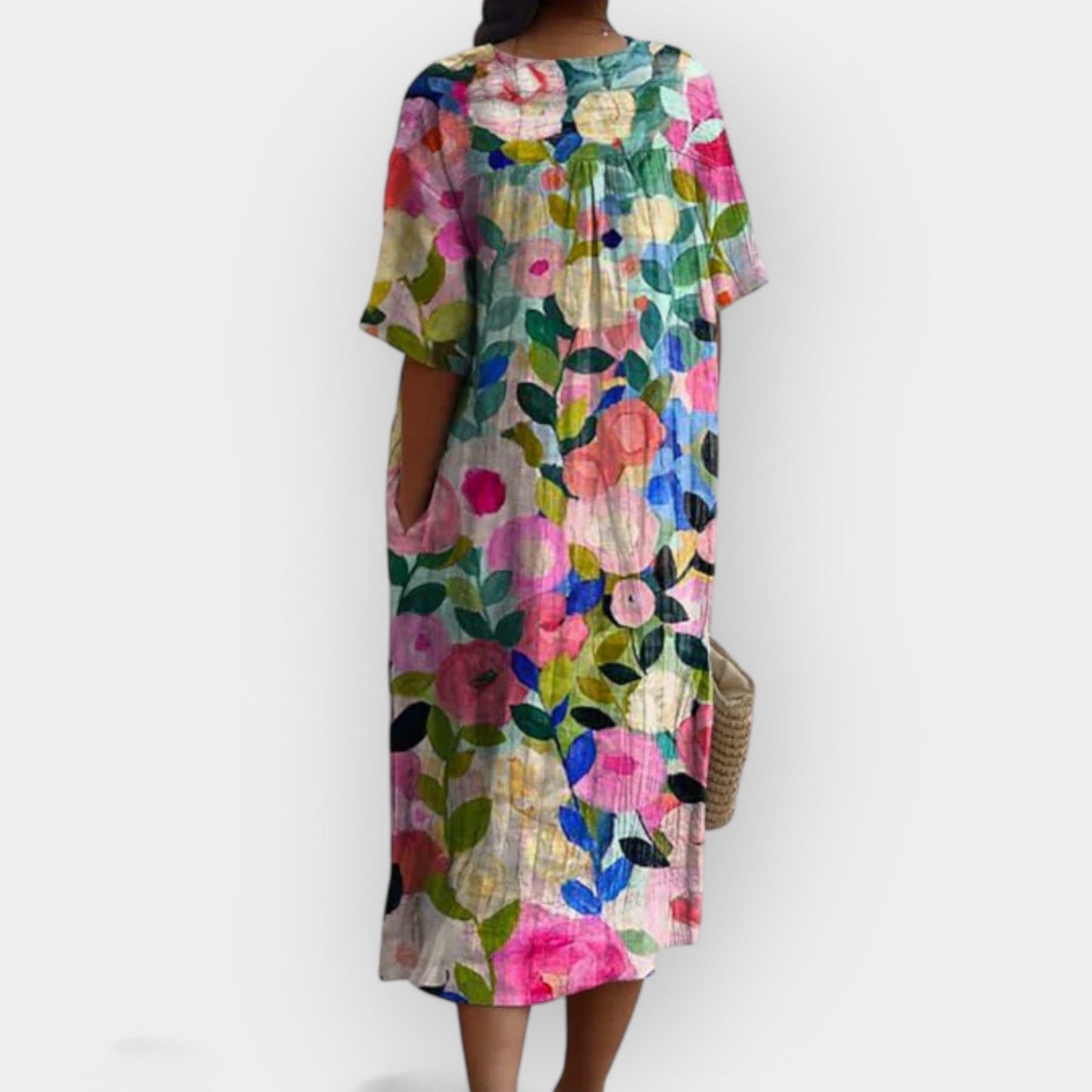 Lola | Vestido Floral de Lino