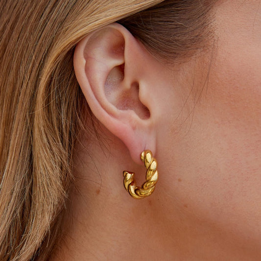 Brincos Argola Felicity Torcida