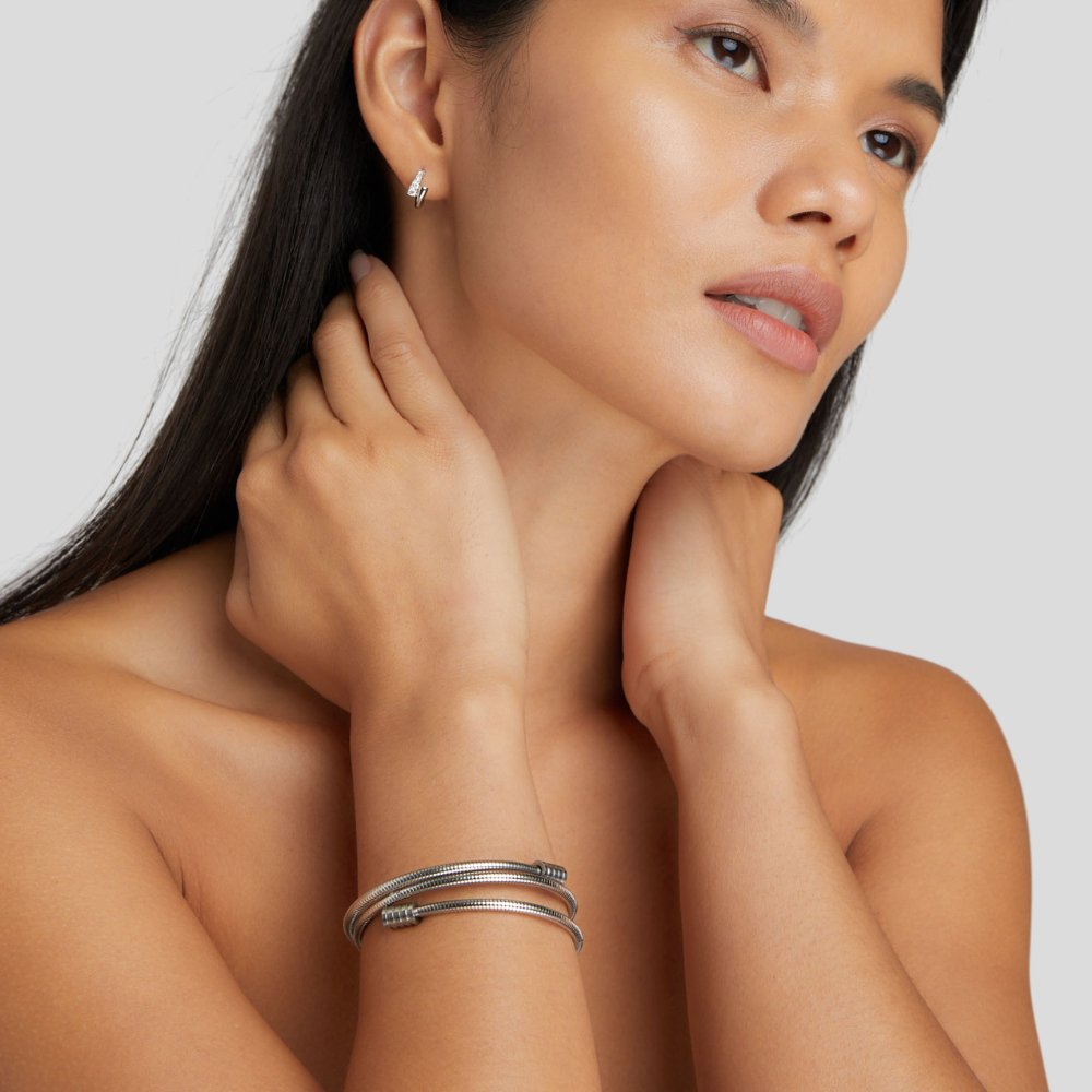 Pulseira Prata Torcida