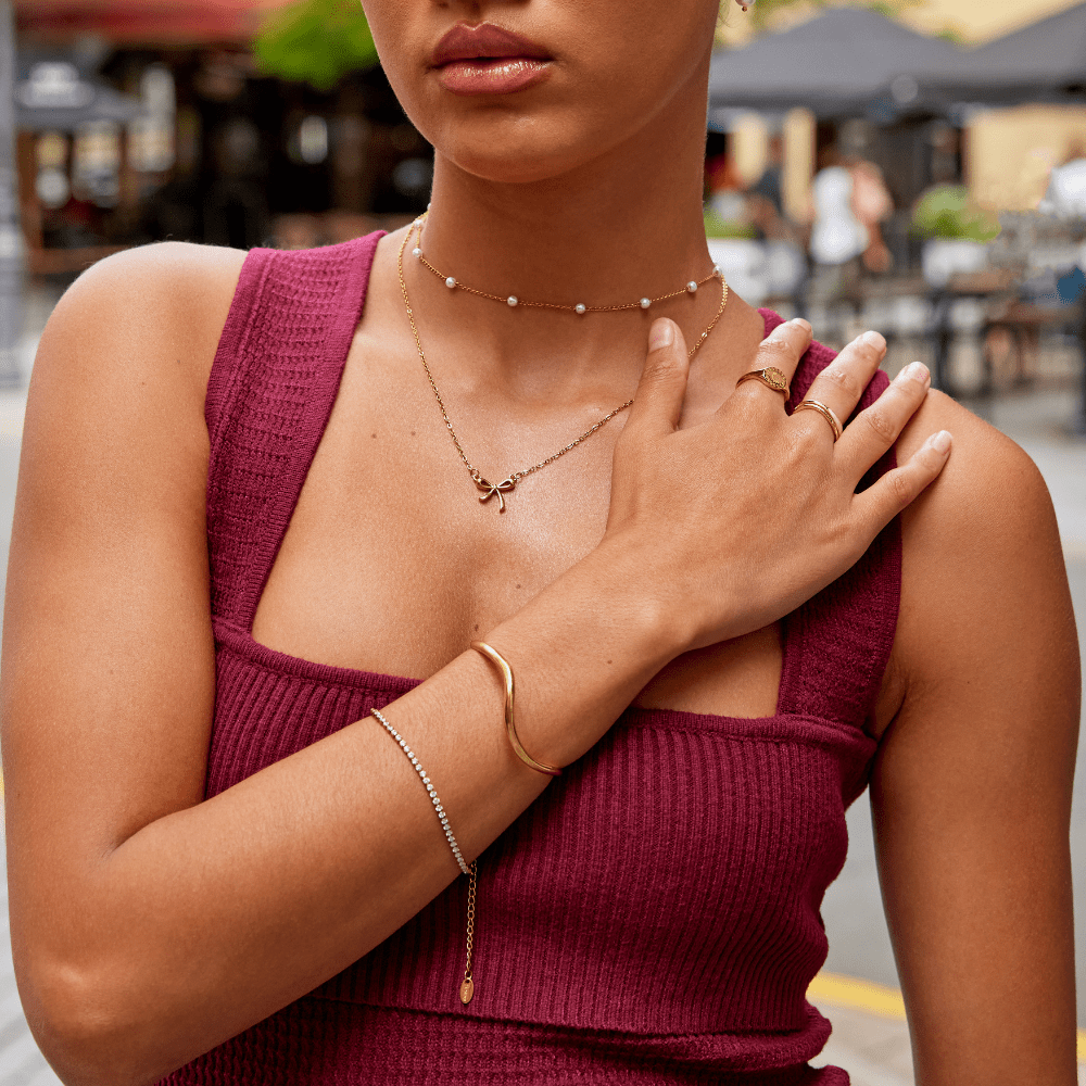 Pulseira Onda Dourada