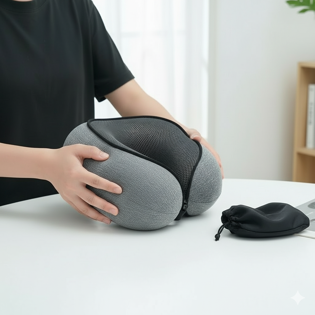 Travesseiro Apoio de Pescoço para Viagens