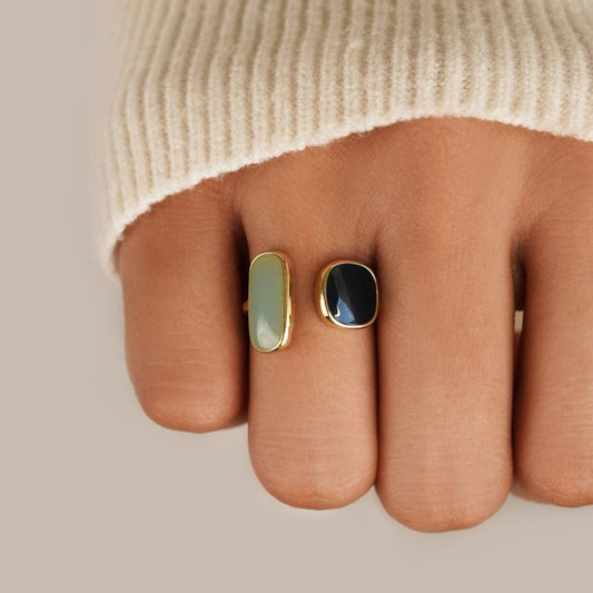 Anel Envolvente de Água-marinha