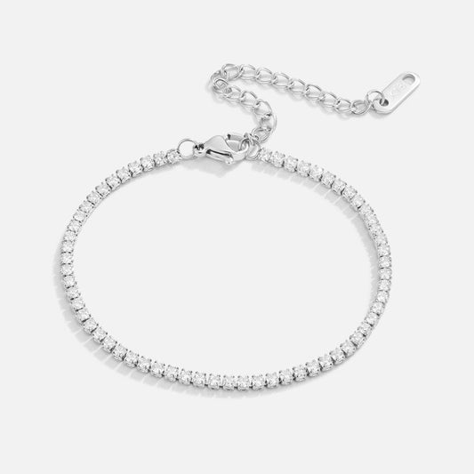 Pulseira Cordelia Prata Tipo Tennis
