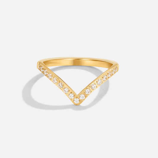 Anel Eternity Coroa de Cristal