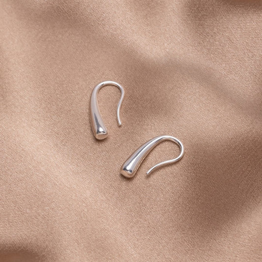 Brincos Gota de Água Prata