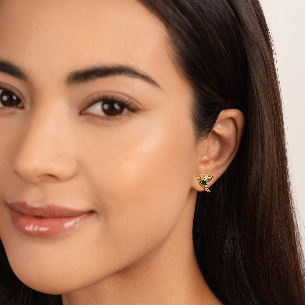 Brincos Pino Beija-Flor