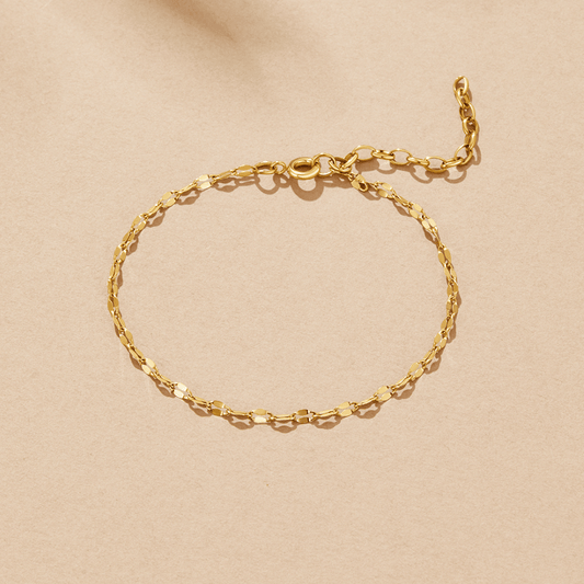 Pulseira Leila de Corrente Dourada
