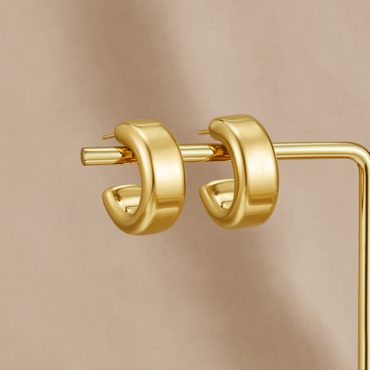 Brincos Semi-Argola Mari