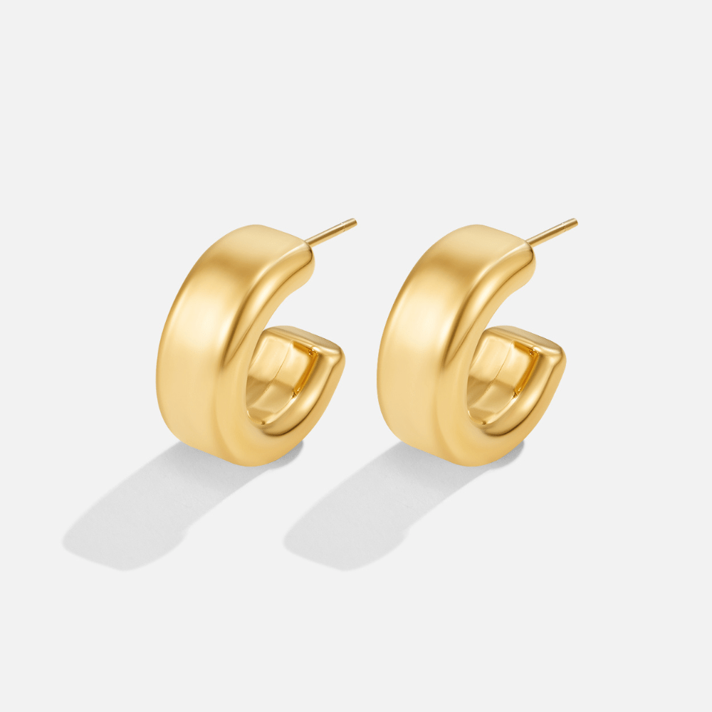 Brincos Semi-Argola Mari