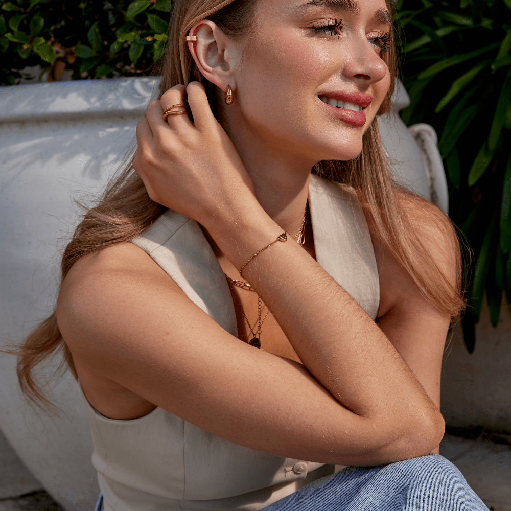 Bracelete de Orelha Millie Dourado