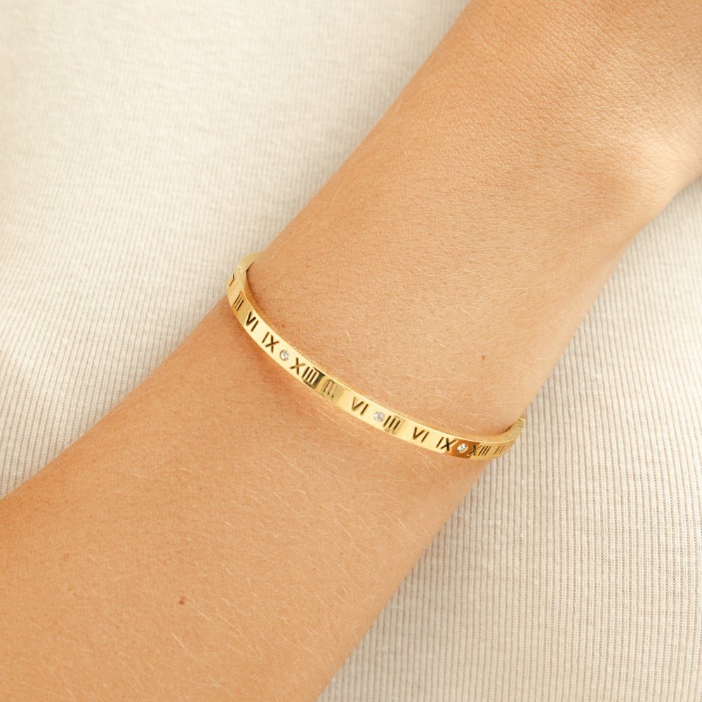 Bracelete Roman Ouro 18K