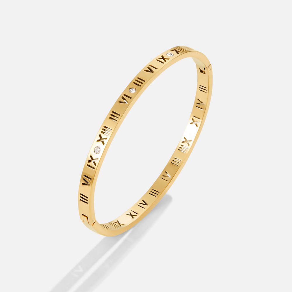Bracelete Roman Ouro 18K