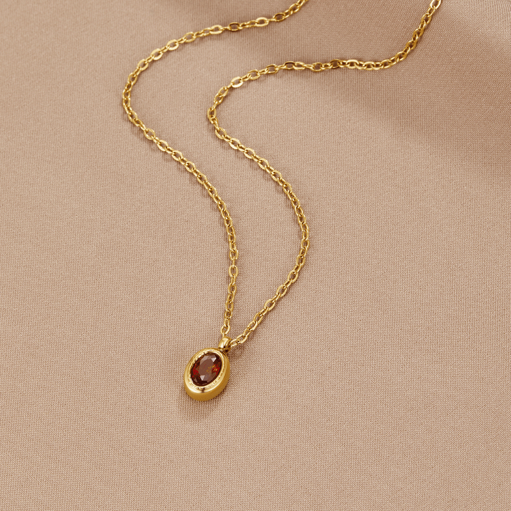 Colar de Cristal Tatiane Vermelho