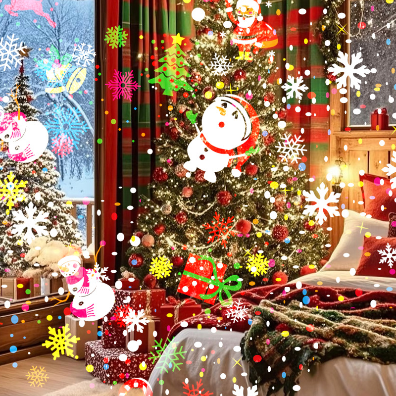 🔥Black-Friday-Mega-Angebot – 50 % Rabatt!🔥Weihnachtsmotiv USB-LED-Projektionslampe