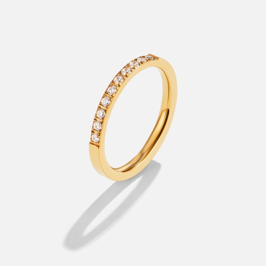 Anel Beleza Eterna Cristal 18K