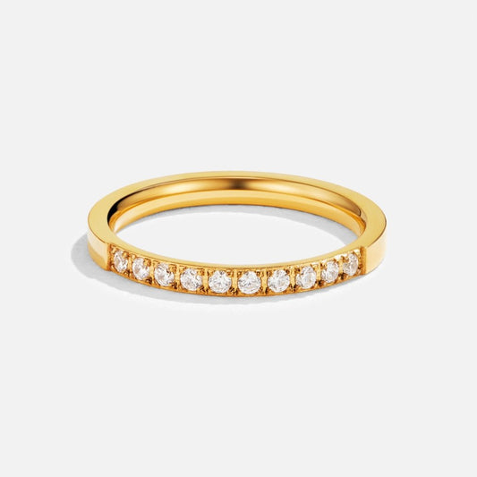 Anel Beleza Eterna Cristal 18K