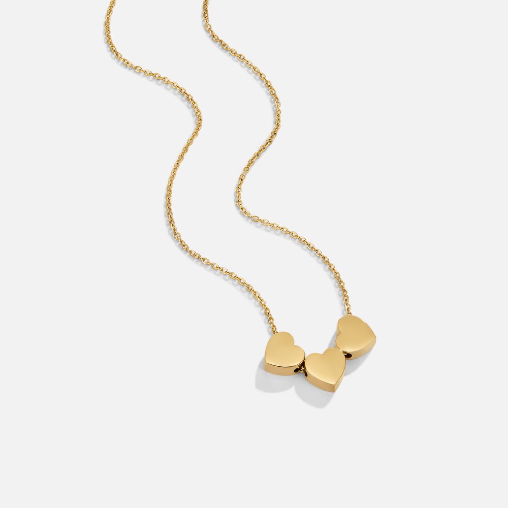 Colar Pingente Trio de Corações